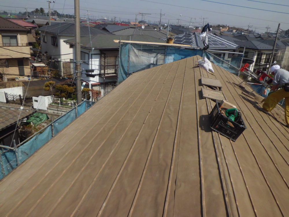 大屋根葺き替え工事